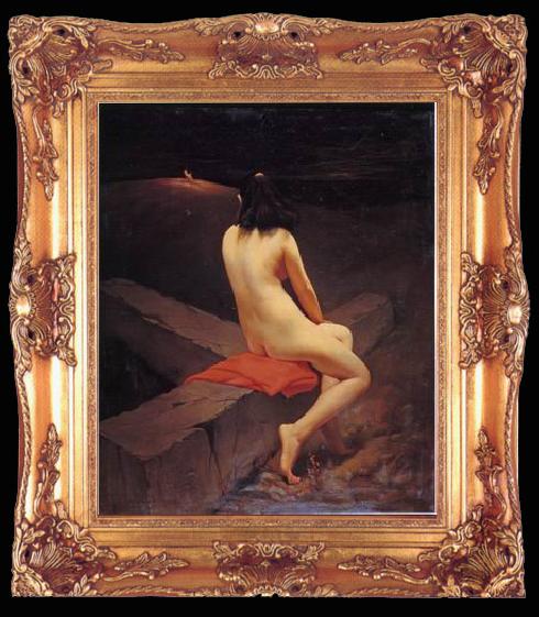framed  unknow artist Sexy body, female nudes, classical nudes 90, Ta009